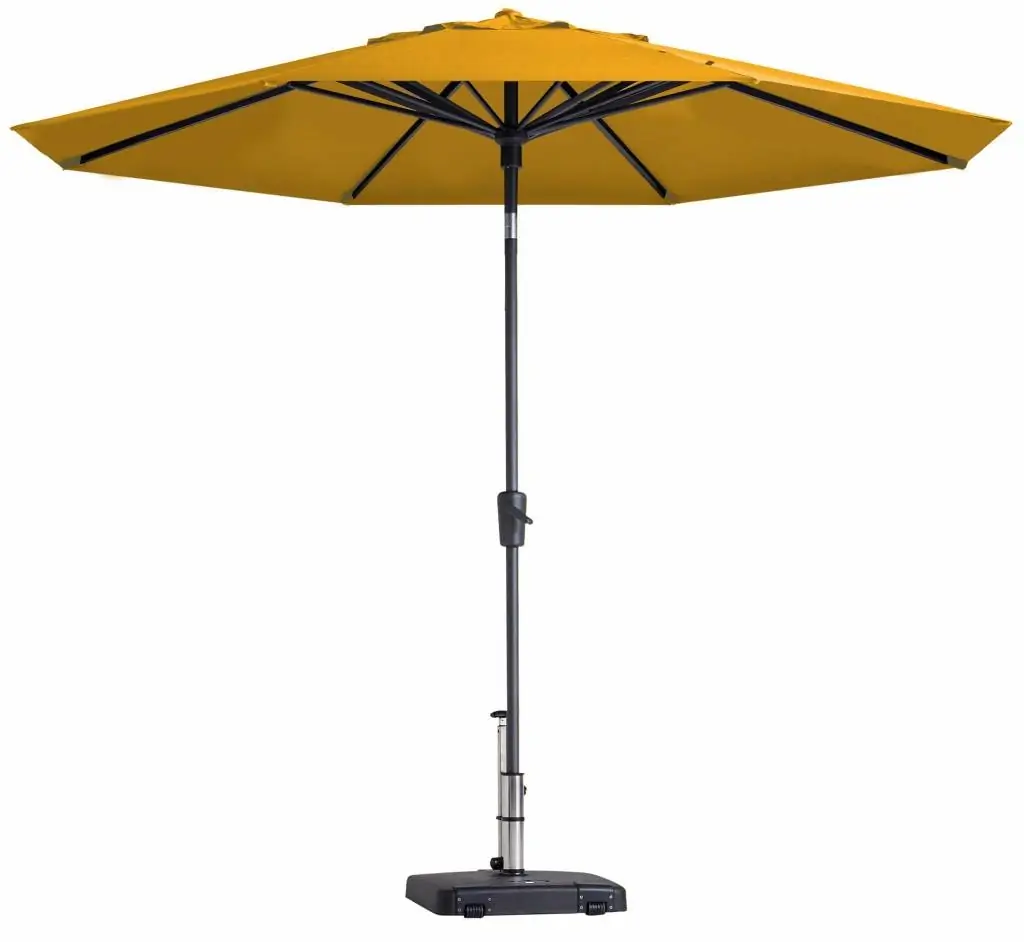 Madison Parasol | Paros Luxe Round | Golden Glow | ∅300cm 