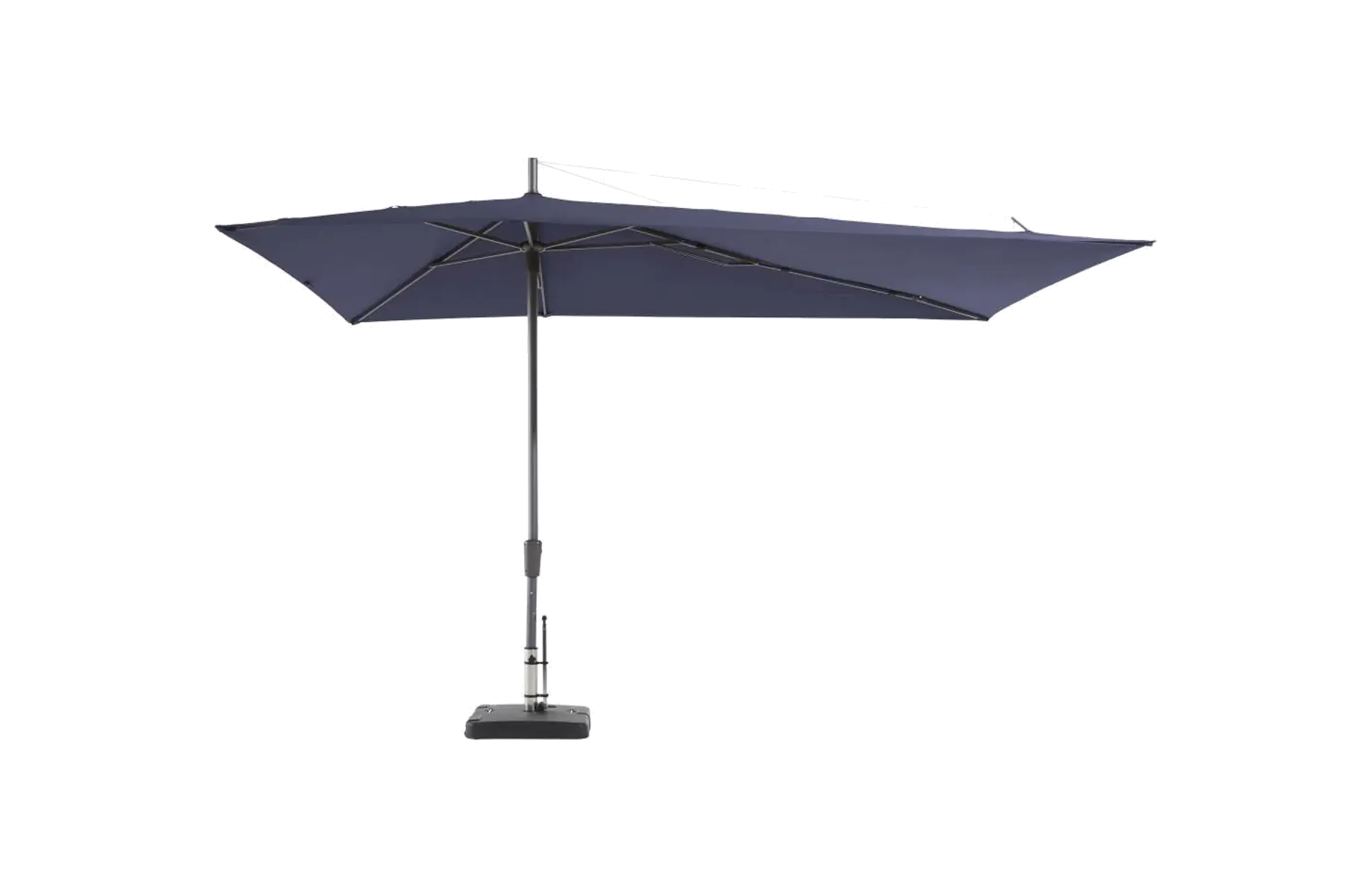 Madison Parasol | Asymetric Sideway | Safier Blue | 220x360cm 