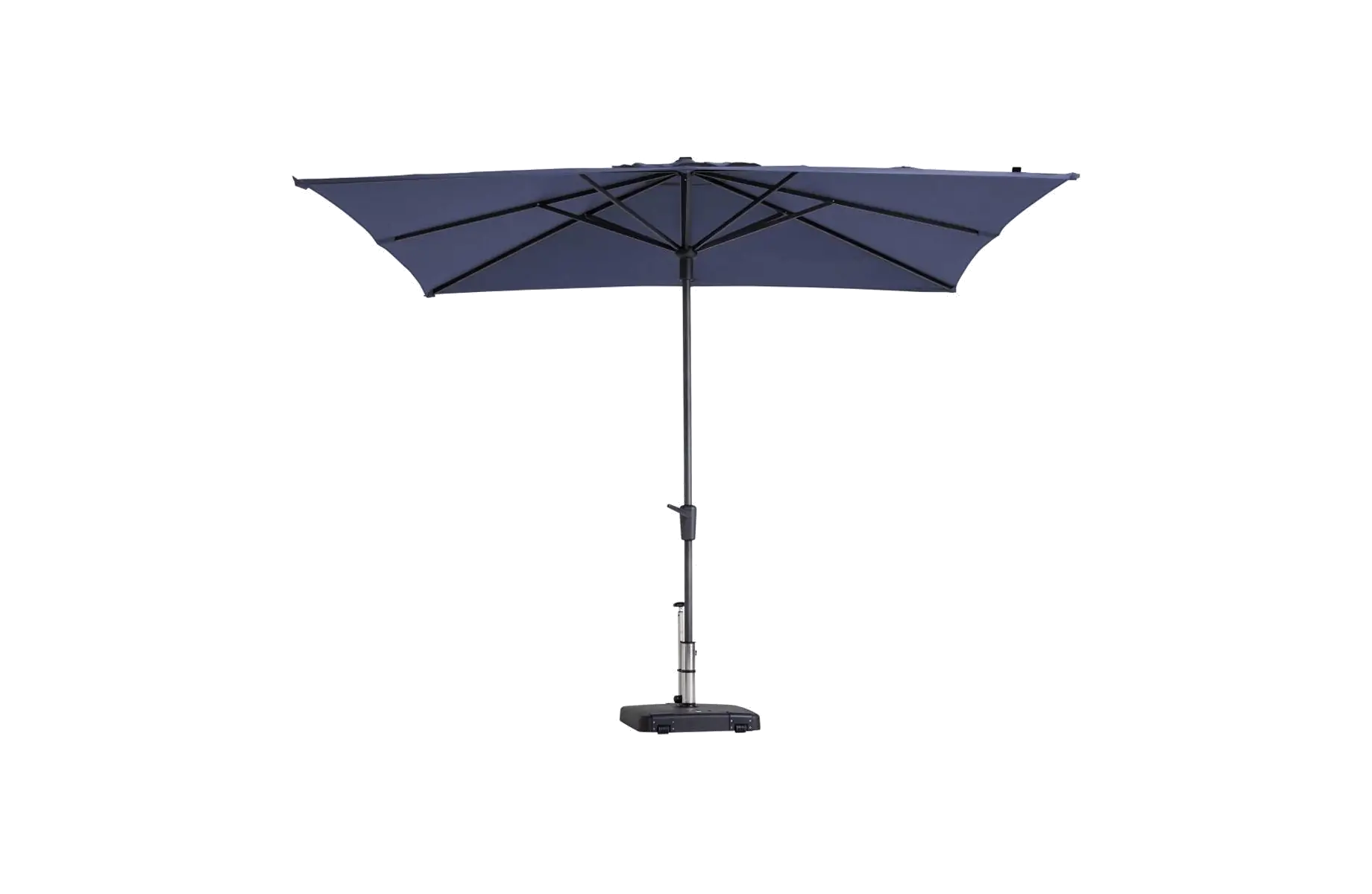Madison Parasol | Syros Luxe Square | Safier Blue | 280x280cm