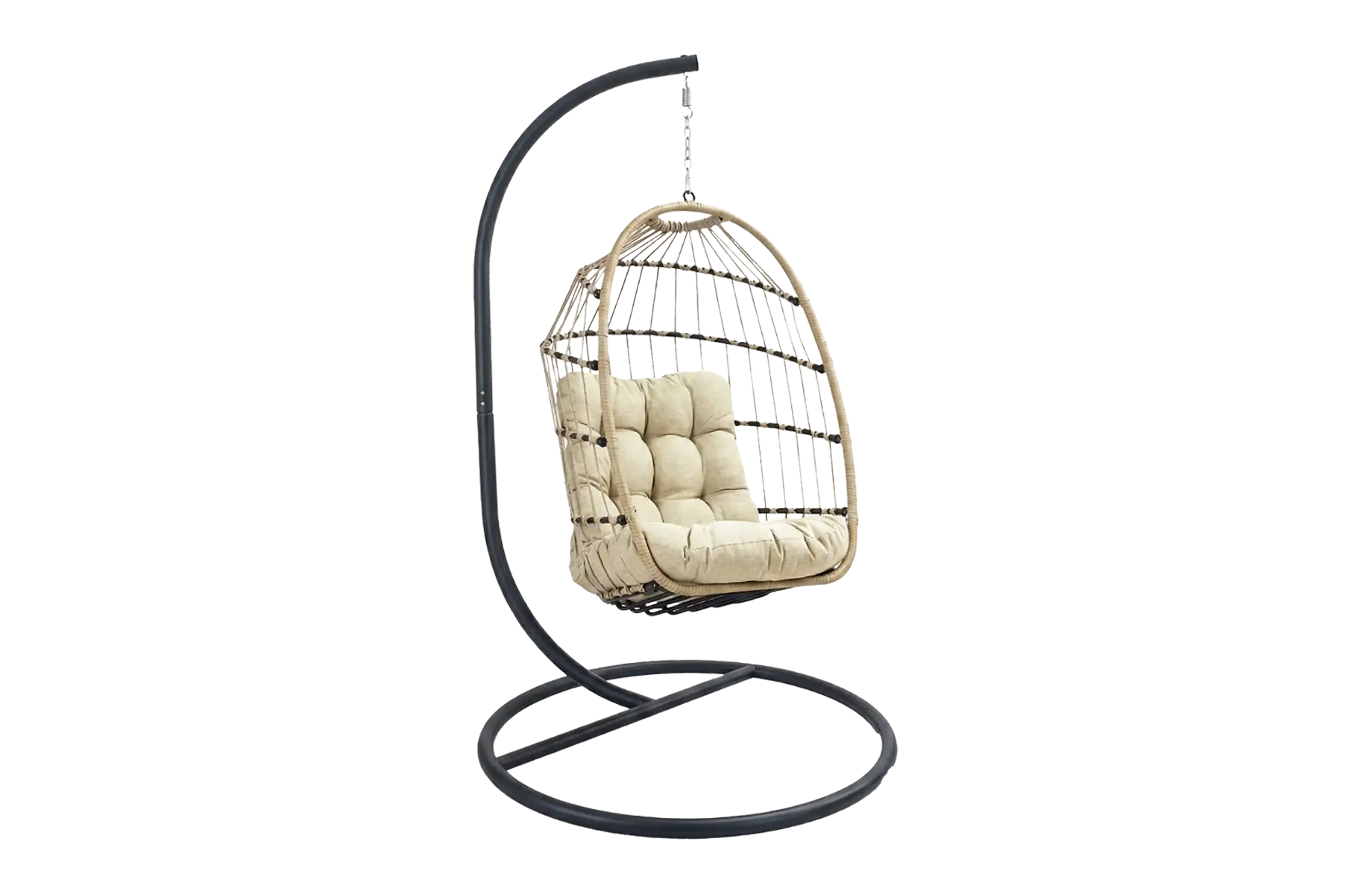 Hang Ei Malta | Sand & Black | Rope & Aluminium