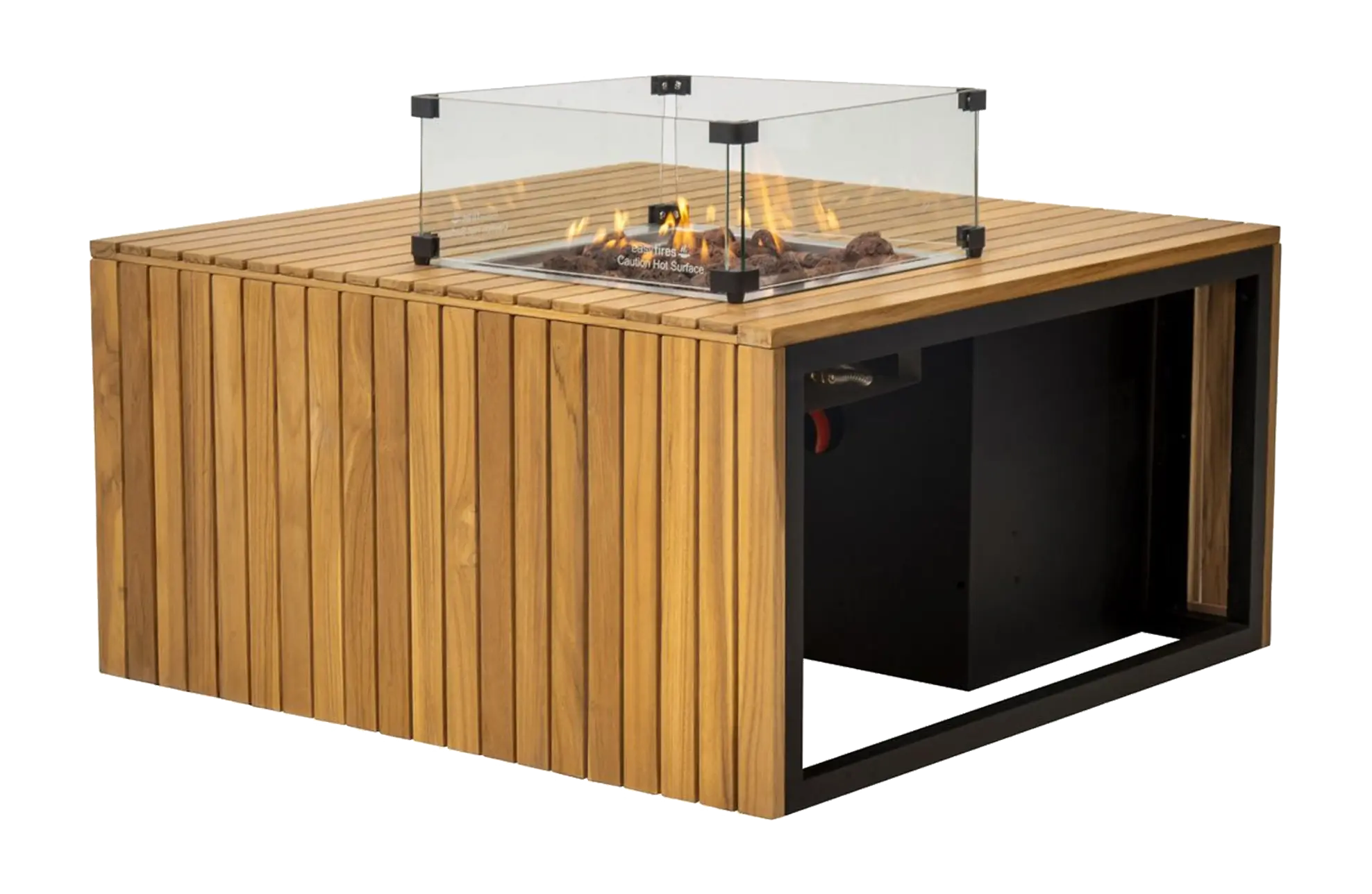 Vuurtafel Mida 90x90cm | Black | Enjoyfires