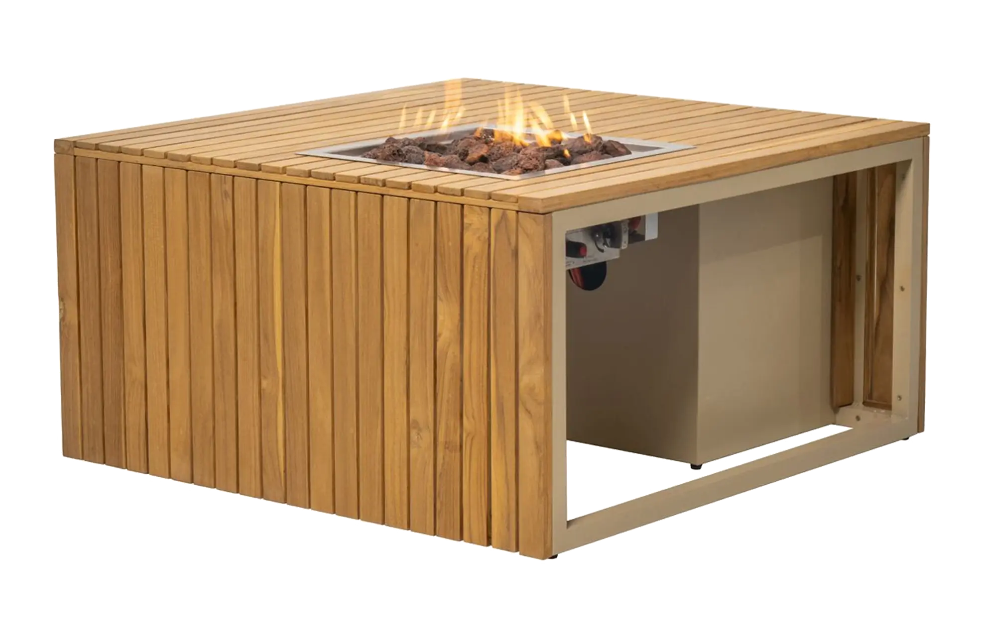 Vuurtafel Mida 90x90cm | Sand | Enjoyfires
