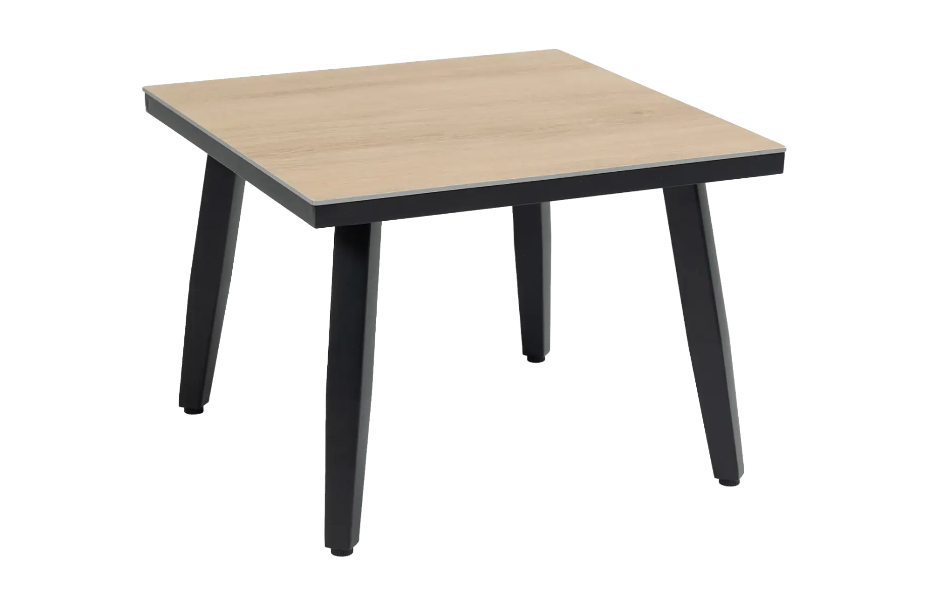 Mykonos-kunststof-bijzettafel-houtlook-modern-4 seizoenen tuinmeubelen