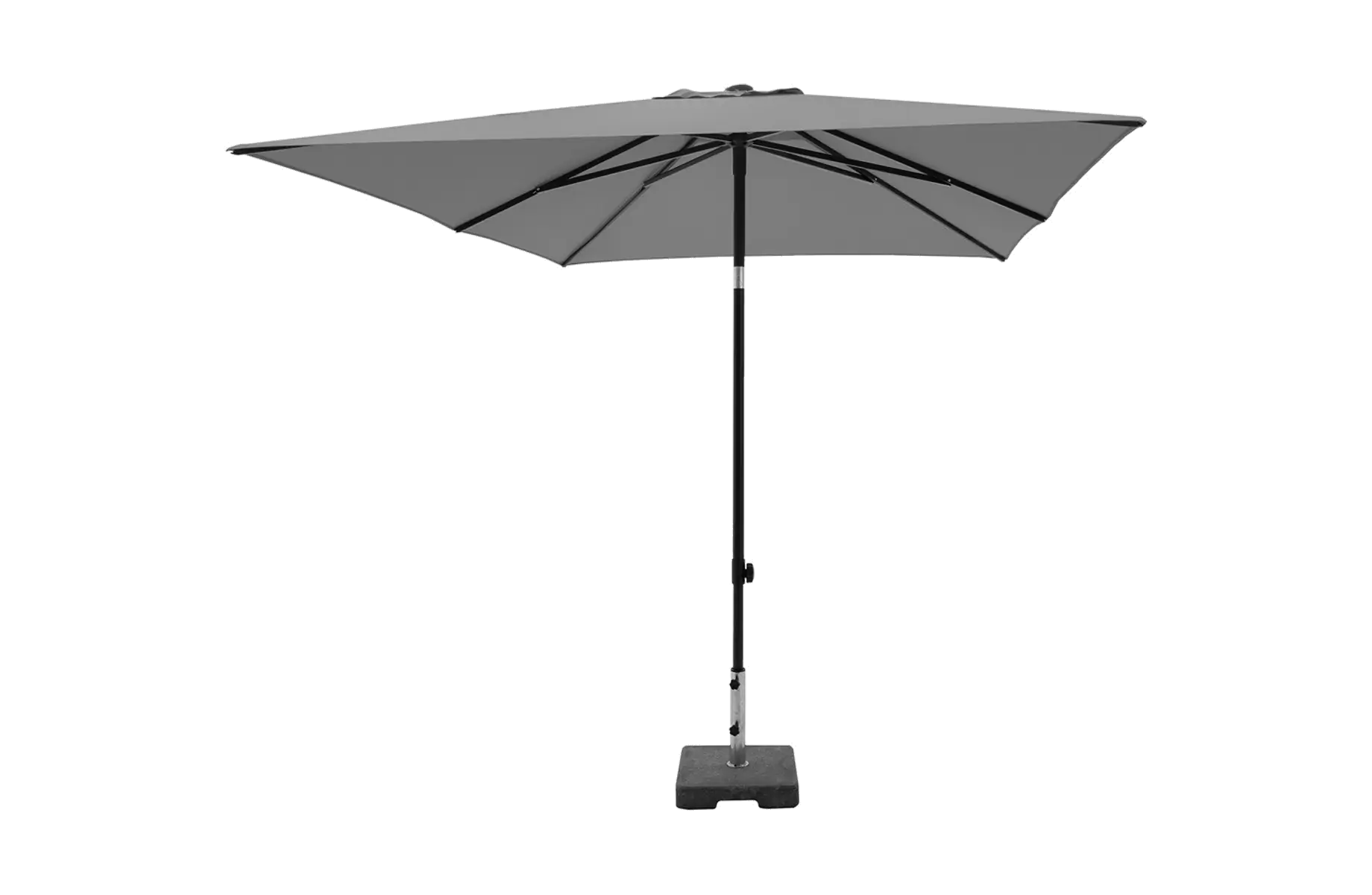 Madison Parasol | Moraira Push-up | Light Grey | 230x230cm