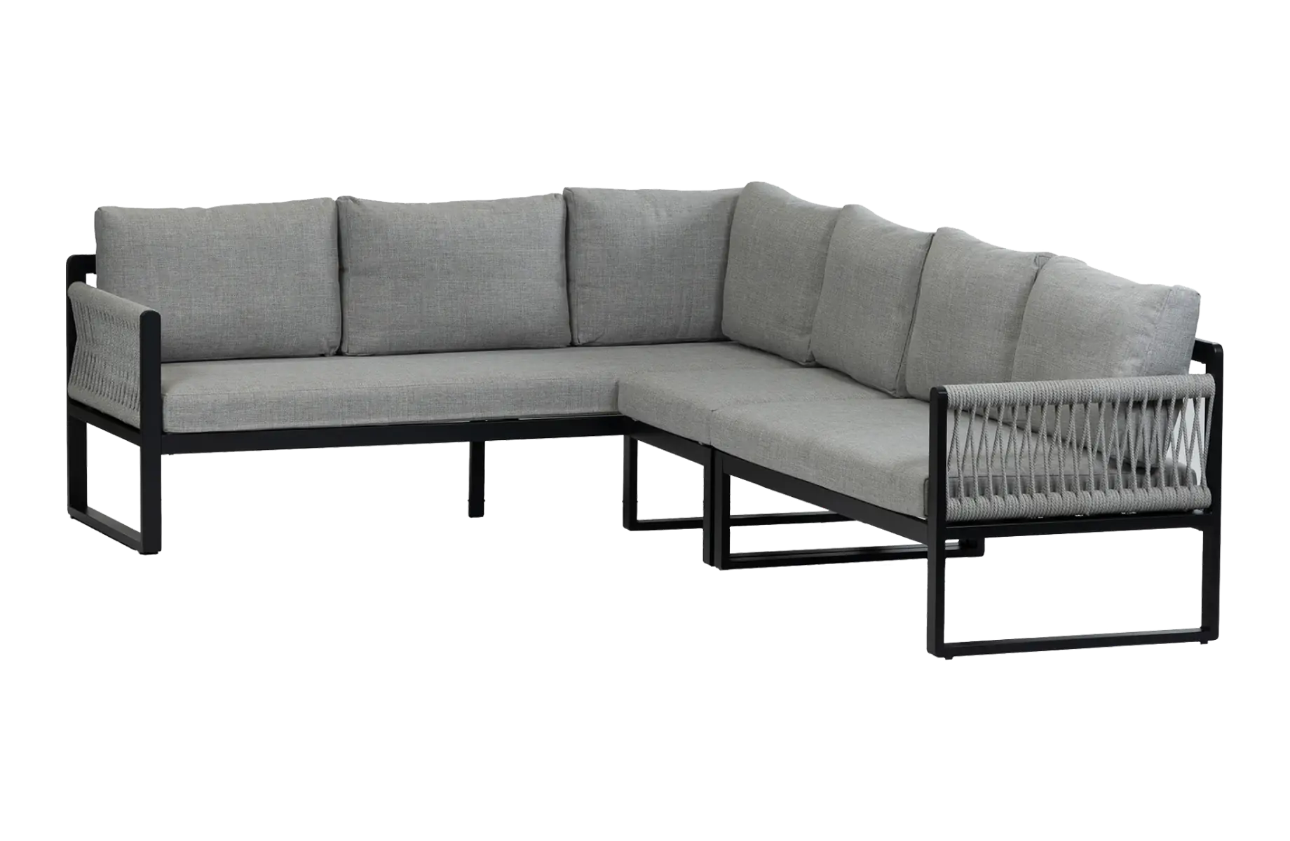 Reims-Black-luxe-hoek-loungebank-trendy-4-seizoenen-tuinmeubelen