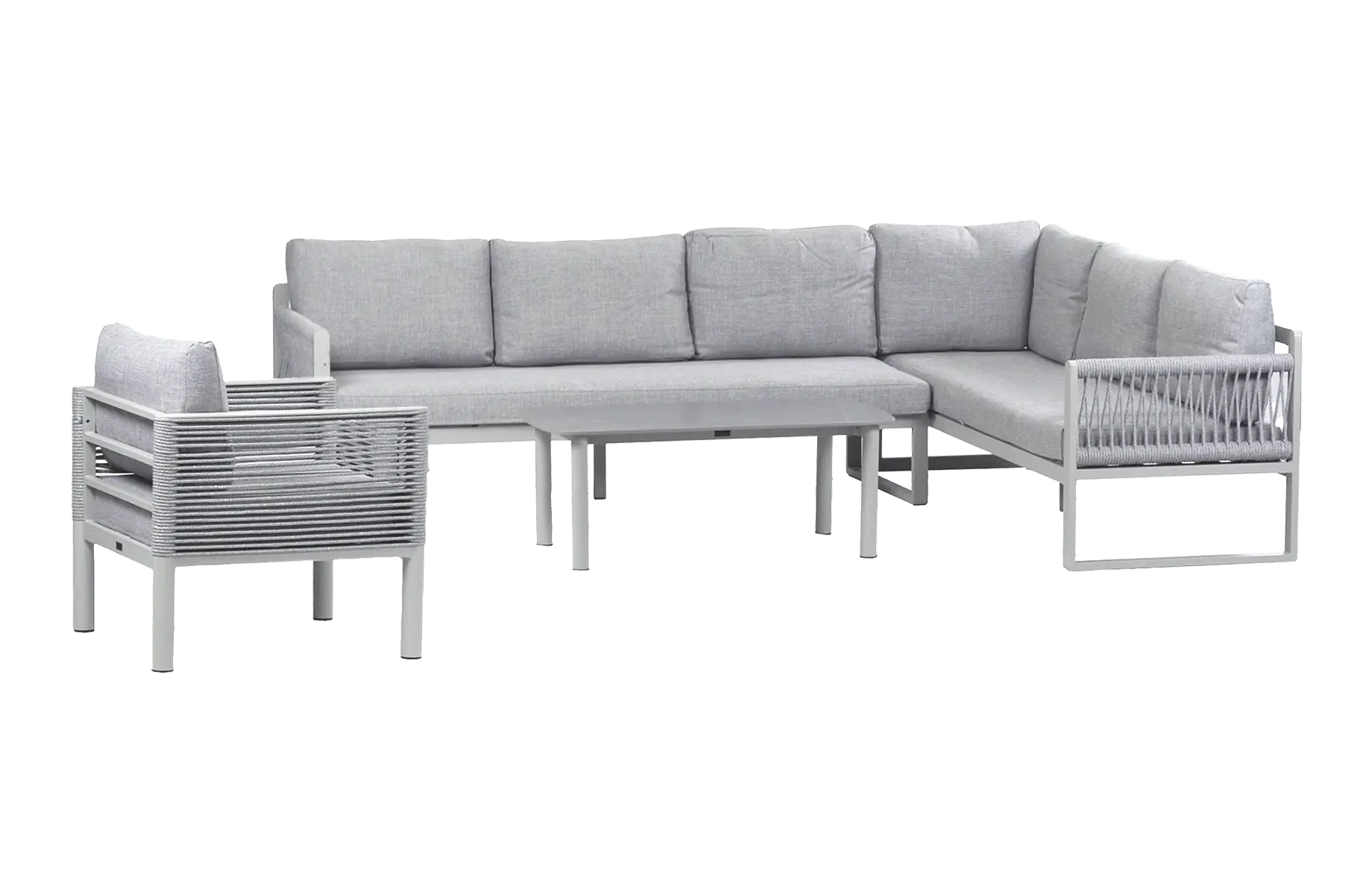 Hoek Lounge  Set Reims | Loungestoel Cuba | Rechts | Sand