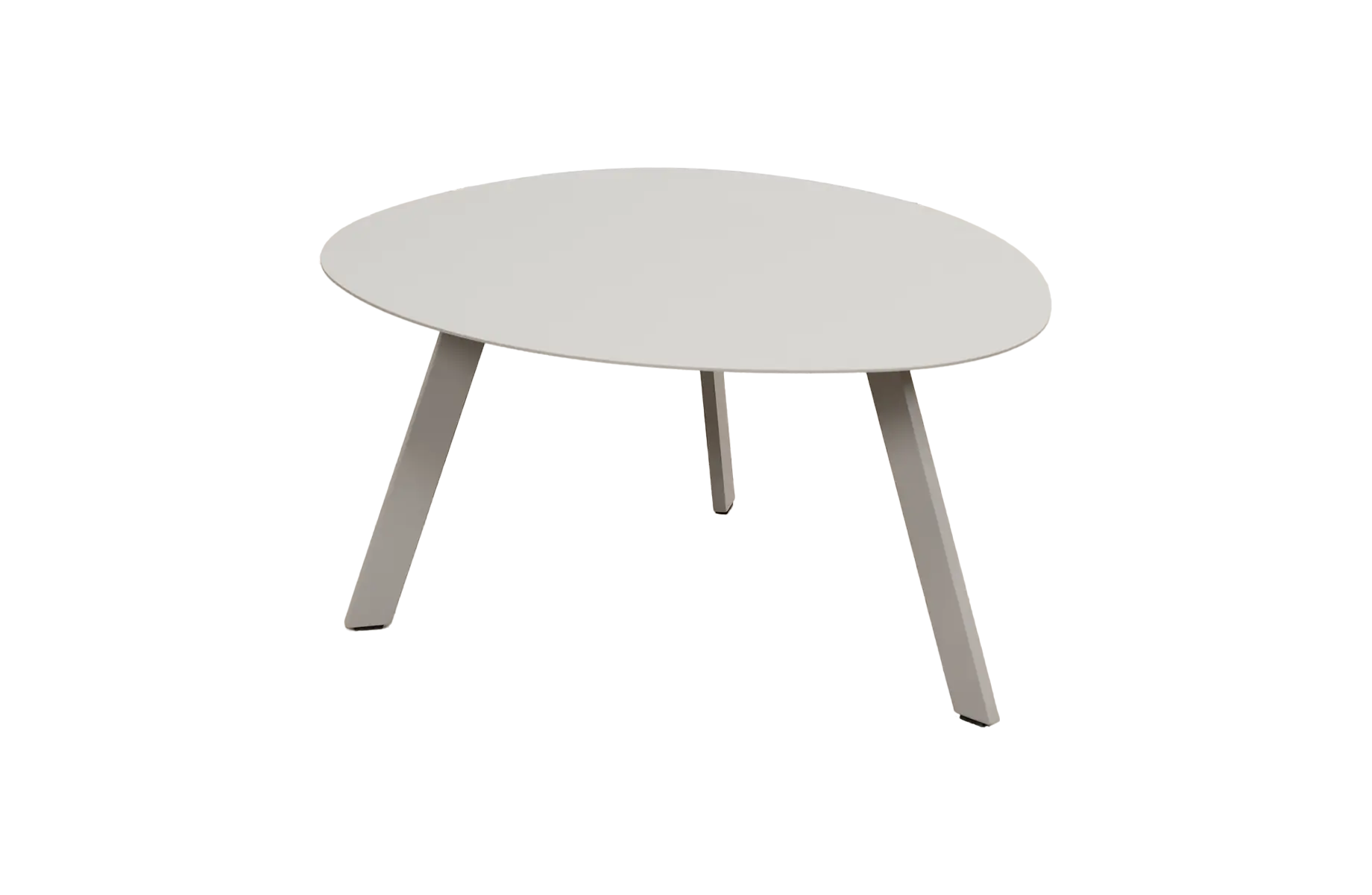Bijzettafel Secli | 74x60cm | Camel | Aluminium