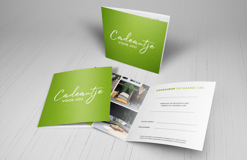 Op zoek naar een leuk cadeau? Koop bij ons nu uw cadeaubon!