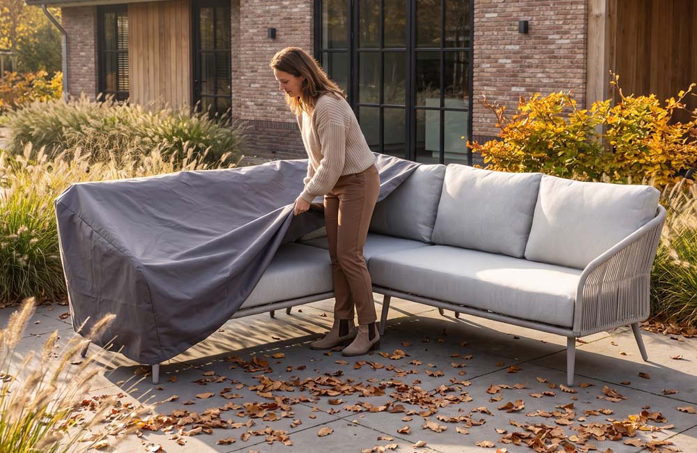 Tuinmeubelen afdekken in het najaar? Zo bescherm je jouw tuinset het beste
